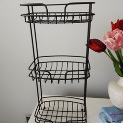 Iron 3 Tier Floor SHELVE In Like New CONDITION 