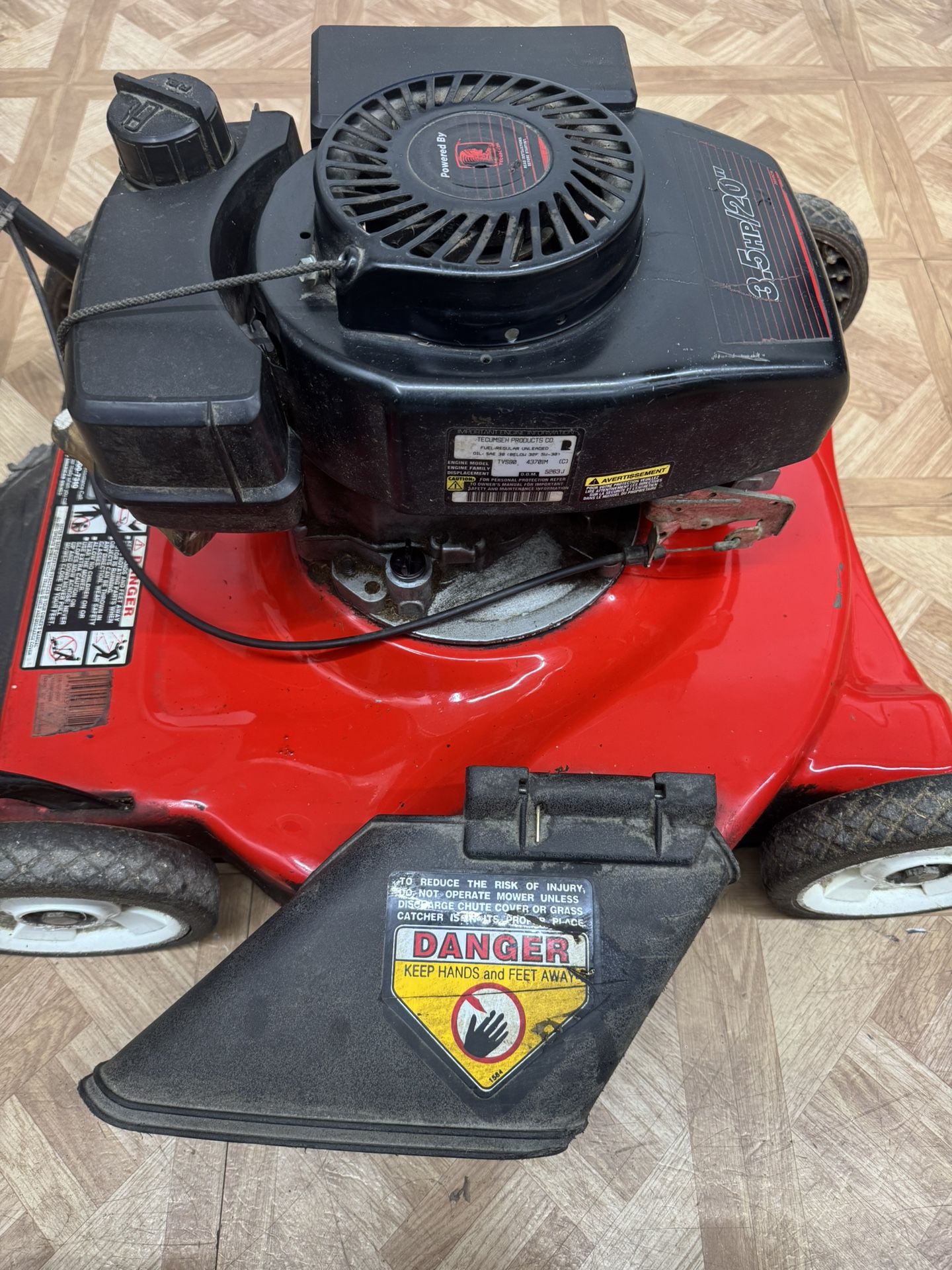TECUMSEH 3.5HP/20” Lawnmower