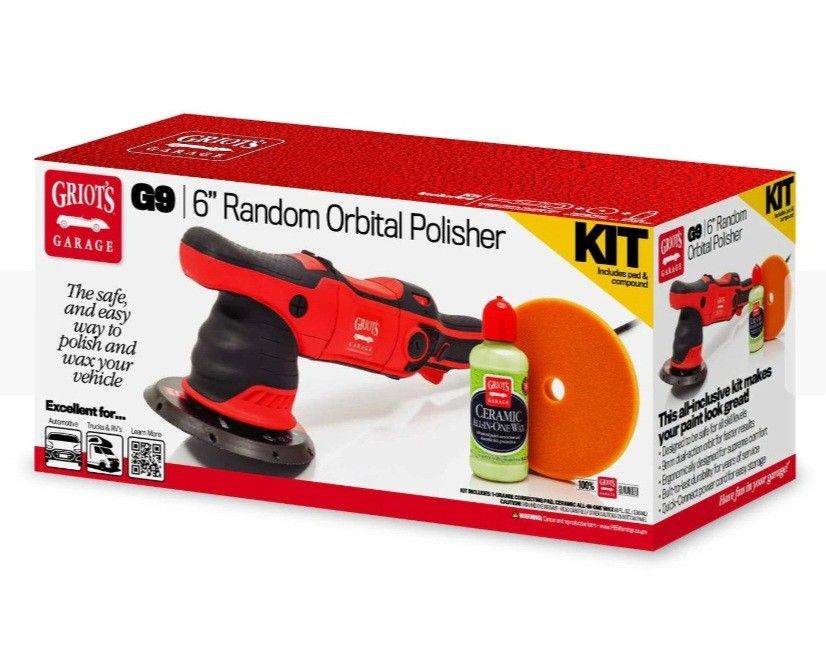Griot's Garage 6in Random Orbital Polisher Kit