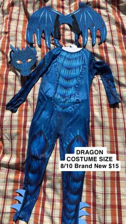 Blue Dragon kids Costume