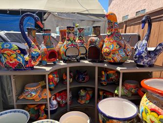 Macetas de Talavera y Decoraciónes nuevas muy hermosas ,Diferentes diseños y diferentes $$precios .