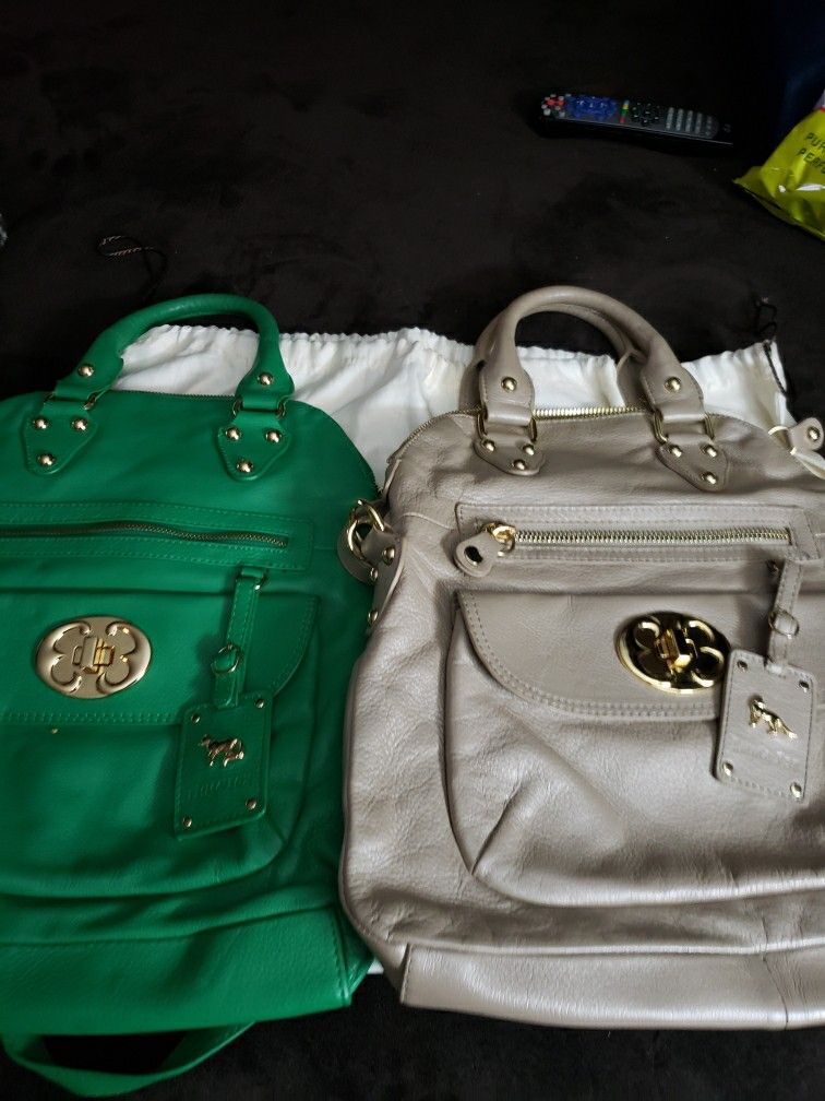 2 Emma Fox Leather Handbags