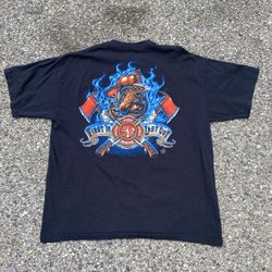 Cool Vintage Graphic Fire Dept Tee 🔥🔥