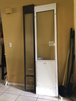 4 Used Sliding Glass pet door