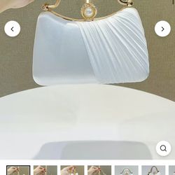 White Hand Bag 