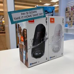 JBL Flip 7 Bluetooth Speaker New - Pay $1 DOWN AVAILABLE - NO CREDIT NEEDED