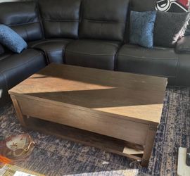 Brown 2-Drawer Coffee Table – Sturdy – 60