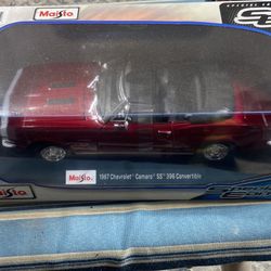 Norev NV182810 1:18 Ford Mustang Convertible 1966-Red Collectable Model, Multi