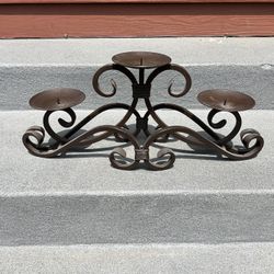Rod Iron Candle Holder