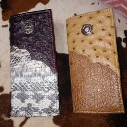 Handmade Leather Man Wallets .
