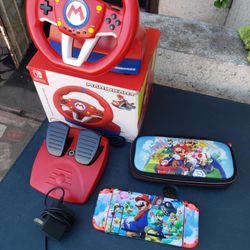 Is Great Series Numbers. None Patched. Nintendo switch 2020 V2 256GB. With 0 Games. A charger & Mario Case. Mario Wheel with pedals brand new $300 or 