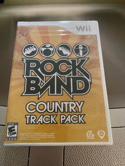 New Factory Seal Nintendo Wii Rock Band Country Track Pack