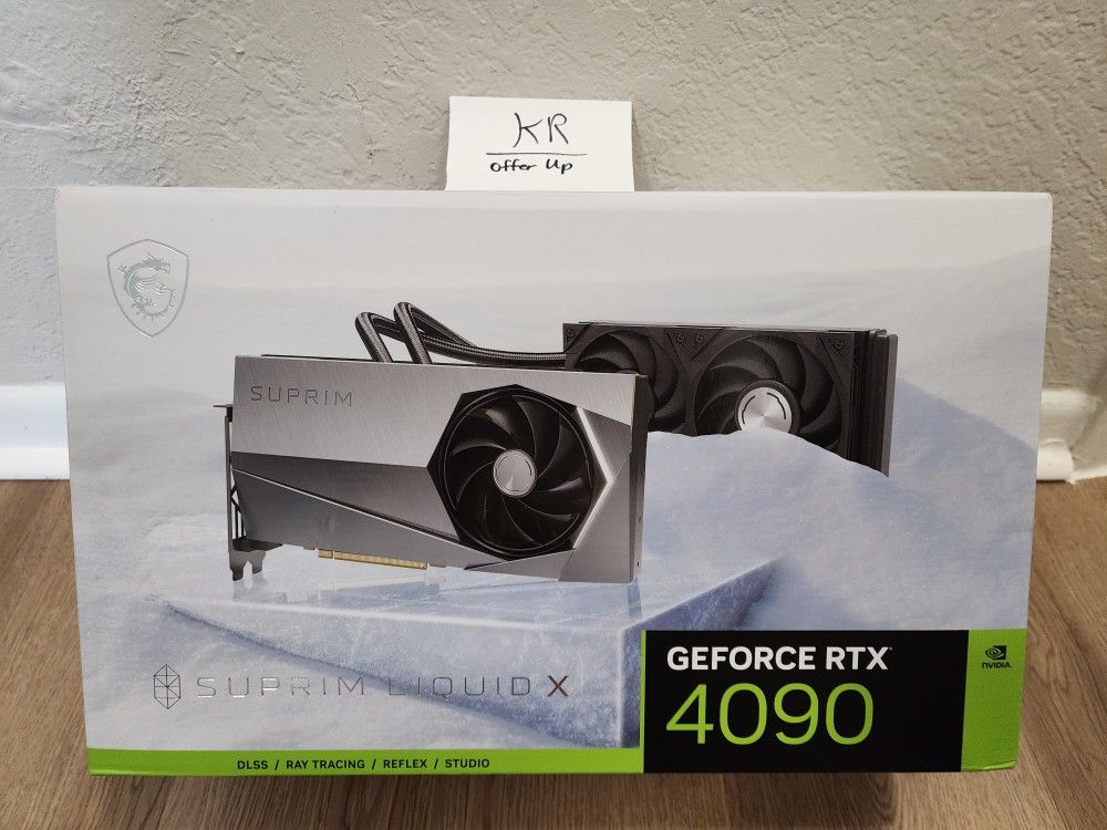 MSI RTX 4090 SUPRIM LIQUID X graphics card