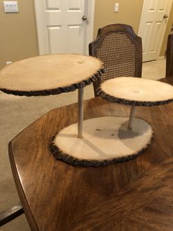 3 Tier Rustic Cupcake Platter