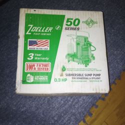 Submersible Sump Pump Zoeller