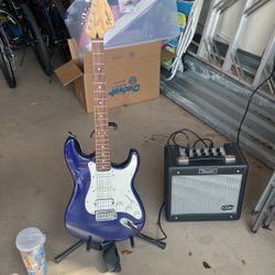 Fender Electric Guitar/ W Amplifier 