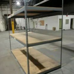 Used Shelving Industrial Boltless Heavy Duty Storage Racks Similar To Uline  Warehouse Longspan Bulk Commercial Steel Shelves Delivery Available 