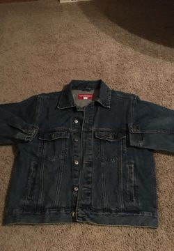 Wrangler hero denim jacket size large