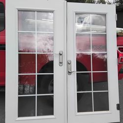 French door  72 x 80 with frame