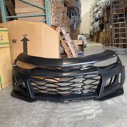 For 2019-2023 Dodge Camaro Front Bumper Assembly Complete Kit With Grilles 