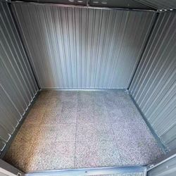 8×6 FT Metal Storage Shed – Outdoor Garden & Tool Storage
