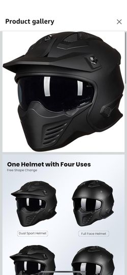 Full Face Bike Helmet Hengsof Off Road Motorcycle Dual Sport