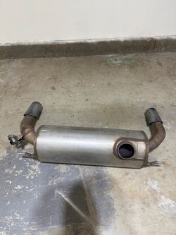 OEM BMW Exhaust Muffler – Removed from 2015 BMW – Garage Stored