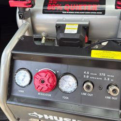 Husky Quite Compressor Practical New