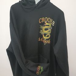 Crooks and Castle mens Large and X Large new hoodie