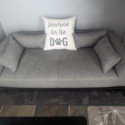 Gray Dog Sectional Couch