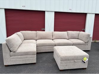 Taupe 6PC Modular Sectional