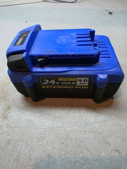 Still in new condition kobalt 24v max lithium-ion battery