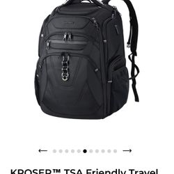 KROSER™ TSA Friendly Travel Laptop Backpack 17.3 inch XL Computer