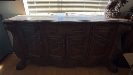 Solid wood display case 2 piece set