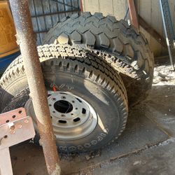 Tires/garage Doors/ Cement Mixer