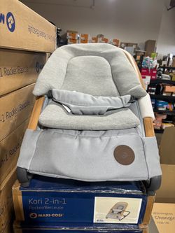 Maxi Cosi Kori 2-in-1 Baby Rocker - Classic Oat: Reclining Seat