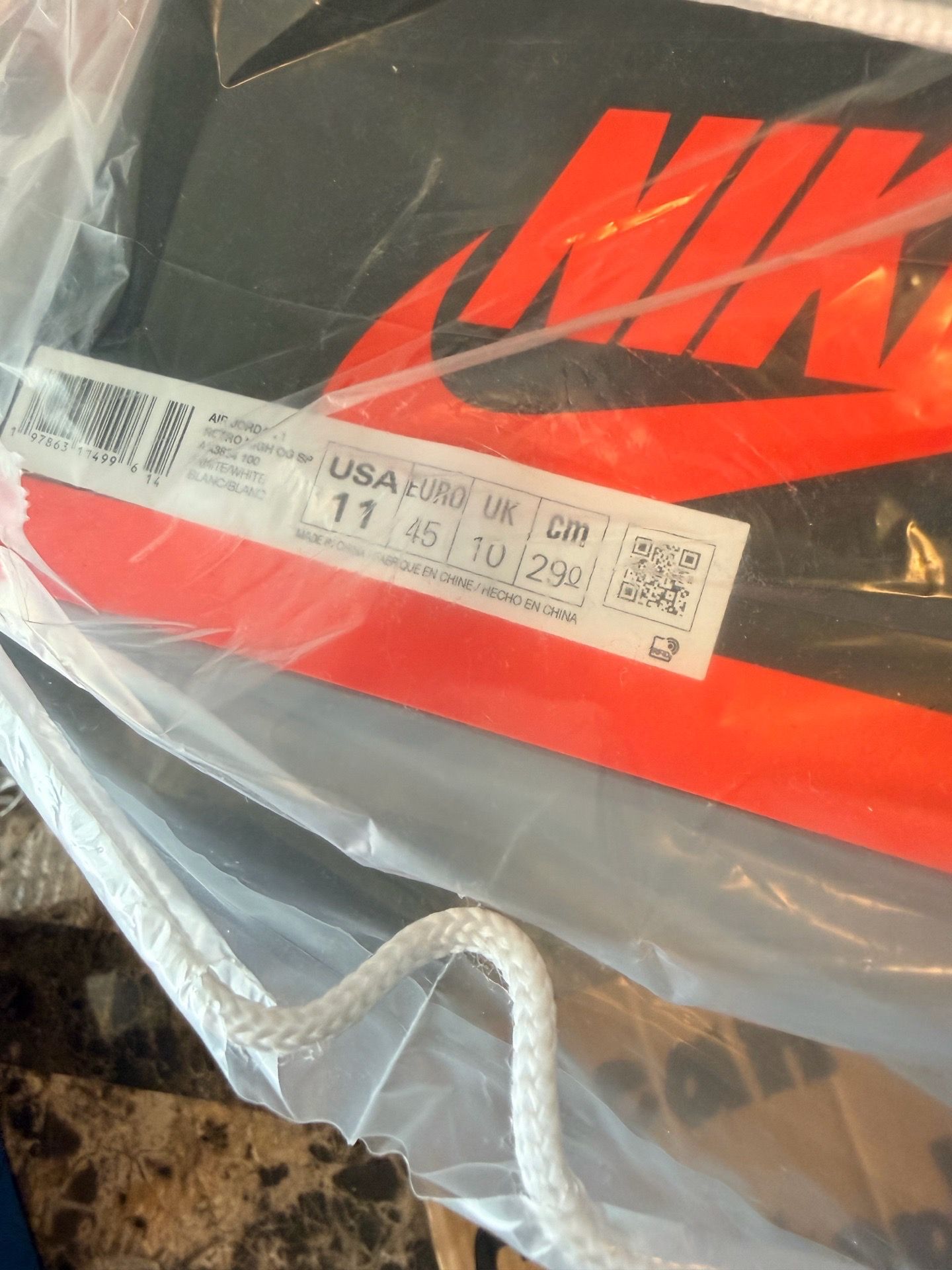 Nike Air Jordan 1 Virgil Abloh Archive Alaska Size 11