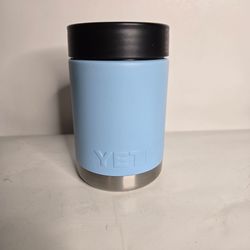 Yeti Light Blue 12oz 5inch Rambler Colster Insulation Drinks Cold Party