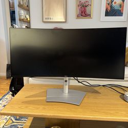 34 Inch Curved Dell Monitor