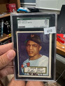 1952 Topps Willie Mays SGC 1.5