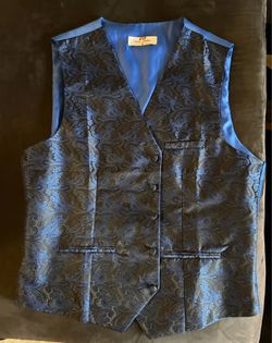 Paul Jones Slim Fit Vest Size Medium 18” Width 24” Length