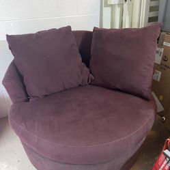 Round Spinning Chair 