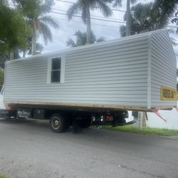 Sheds Relocated, Movemos Casita De Patio Container Rv Trailer Crane 🏗️ Sale 