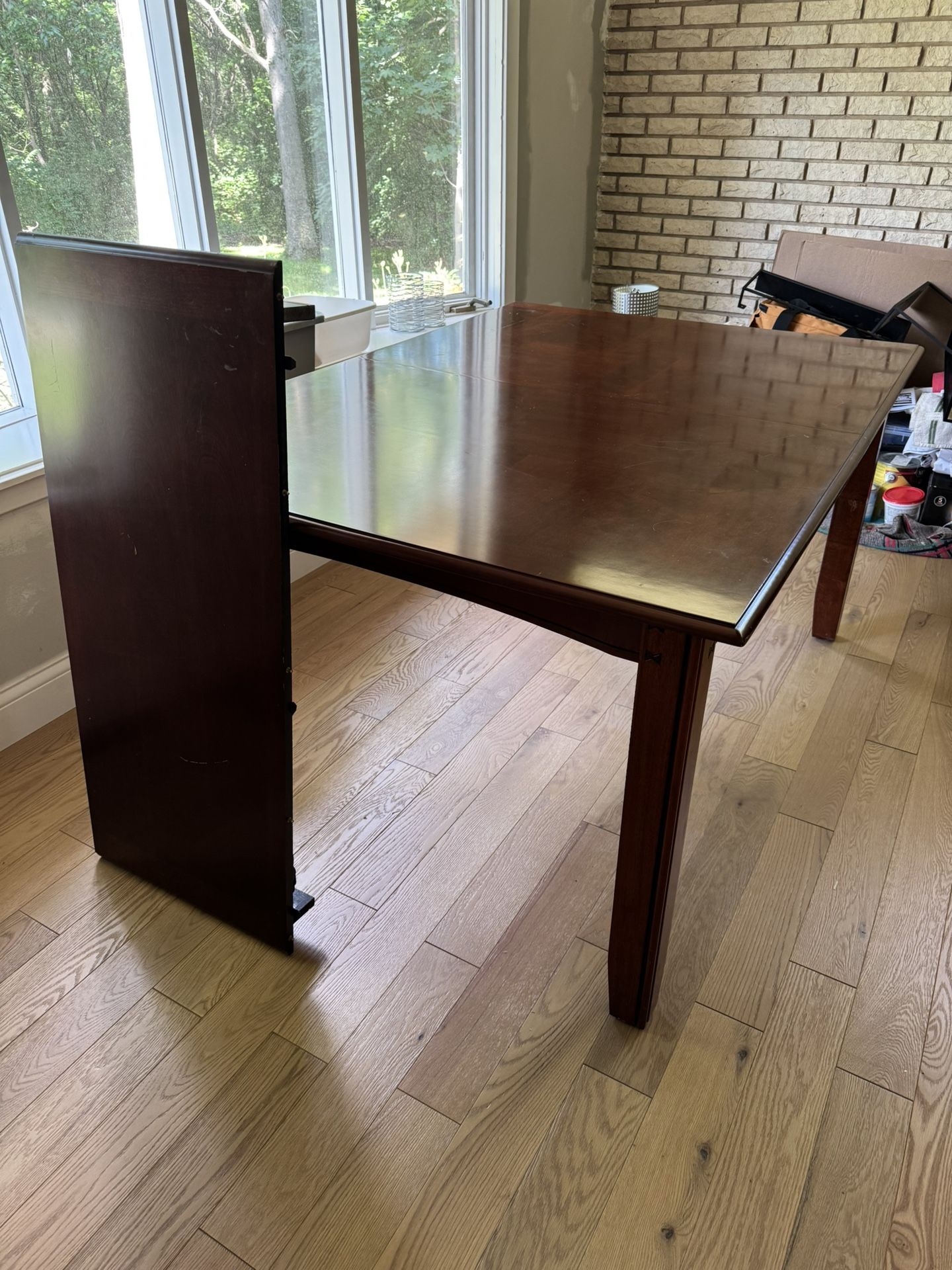 Wood dining Room Table With Leaf