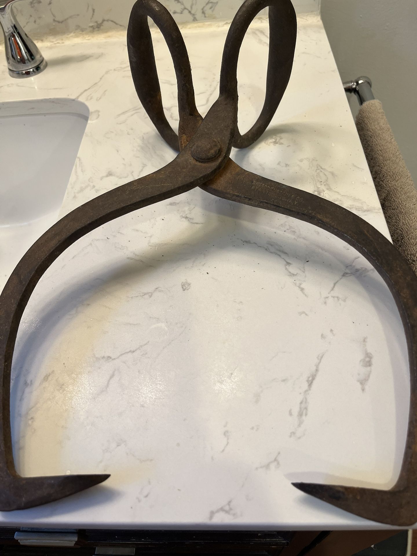 Antique Block Ice Tongs