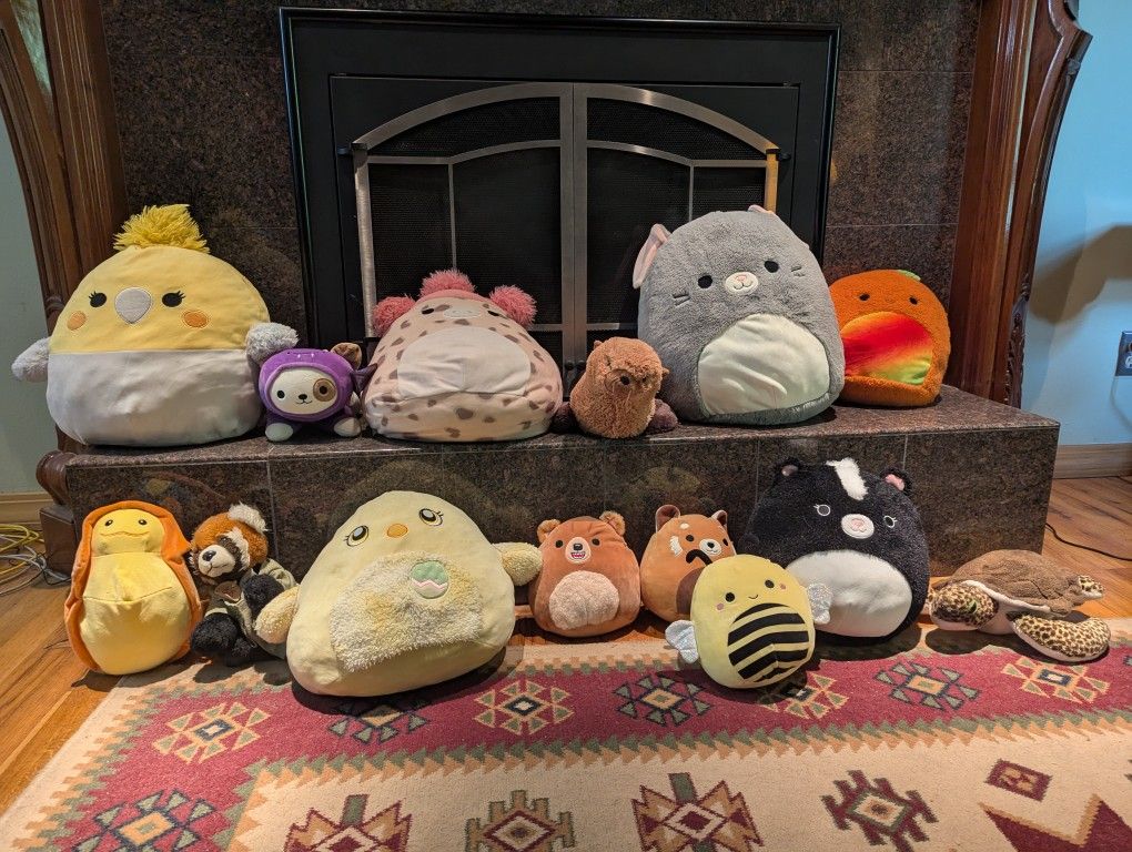 Lots of stuffed animals