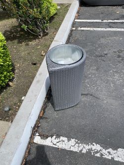 Patio Furniture Warehouse Clearance On Sale!! All weather wicker! No Assemble Needed! Good for flower pot or trash bin