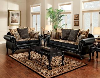 Traditional Sofa and Loveseat @Elegant Furniture