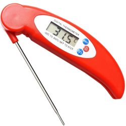 Food Thermometer,Cooking Thermometer Instant Read Thermometer Candy Thermometer with Super Long Probe for Kitchen Cooking BBQ Grill Smoker Meat Fry Fo