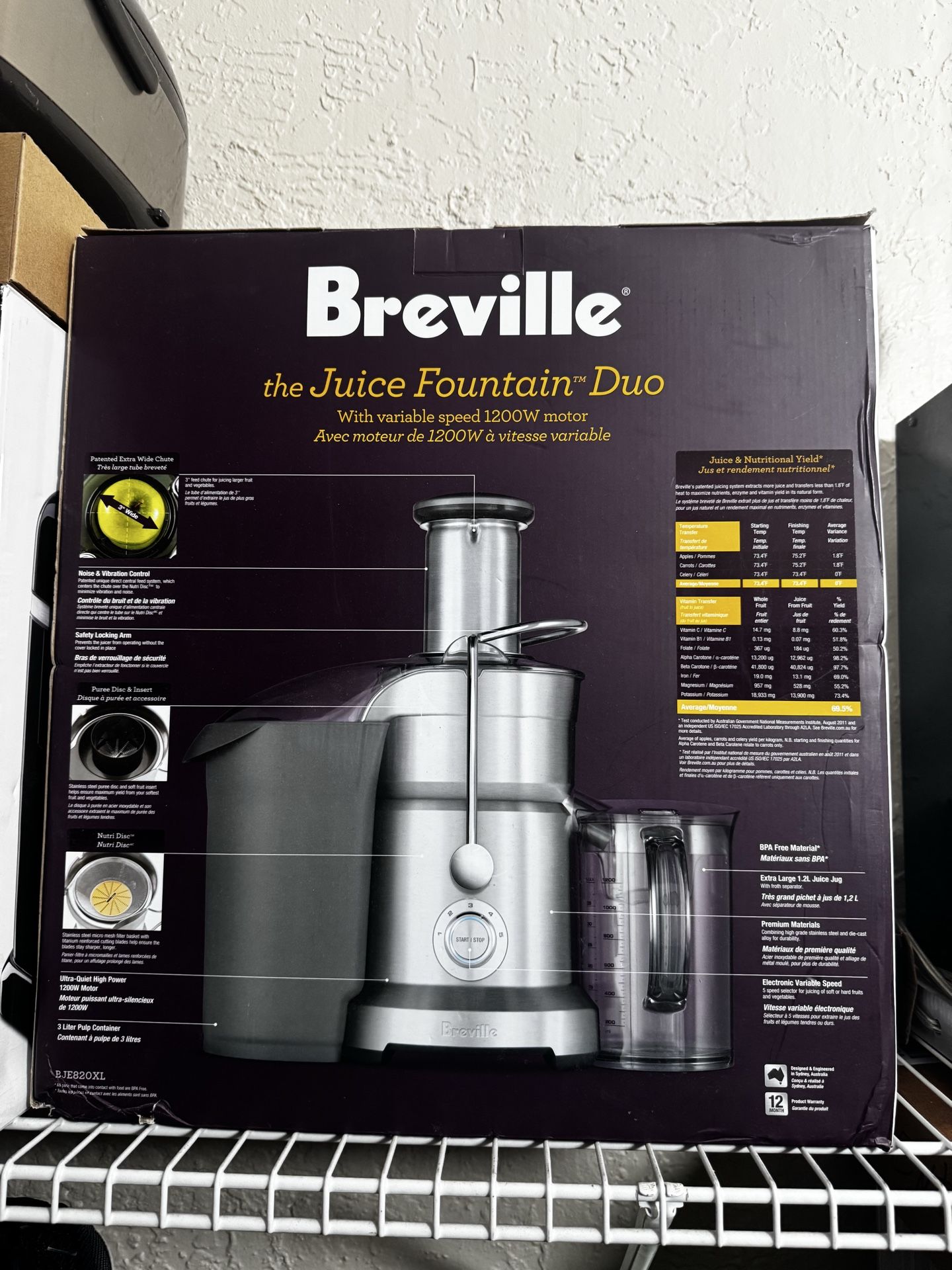 Breville Juice fountain Duo